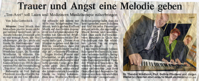 Musikmedizin 2009 Presseresonanz 2